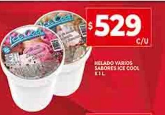 Supermercados DIA Helado Varios Sabores Ice Cool x 1L oferta