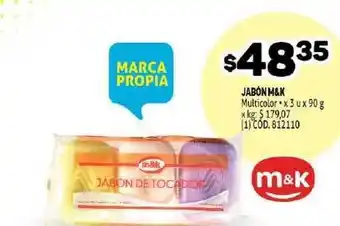 Makro M&K Jabón 90g oferta