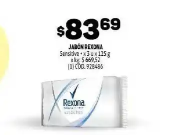 Makro Rexona Jabón 125g oferta