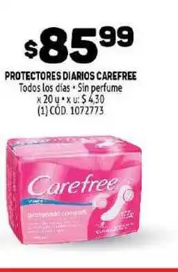 Makro Protectores Diarios Carefree 20u oferta