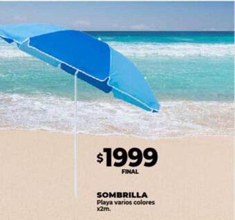 Supermayorista Vital Sombrilla playa varios colores oferta