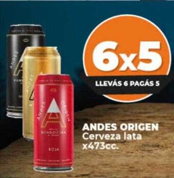 Supermayorista Vital Andes origen cerveza oferta