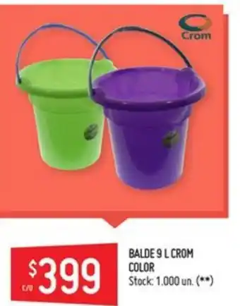 Walmart Balde 9 L Crom Color oferta