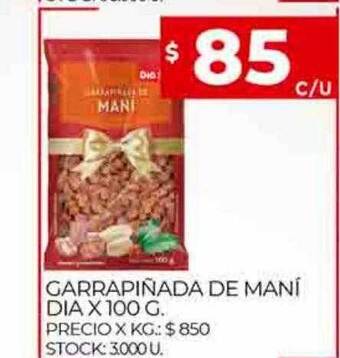 Supermercados DIA Garrapiñada de maní dia oferta