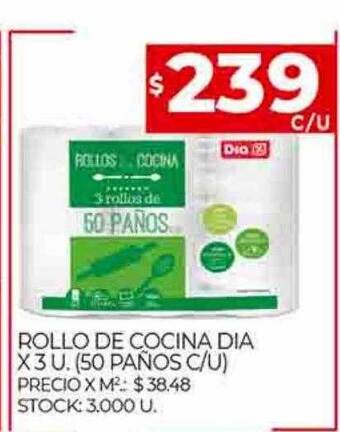 Supermercados DIA Rollo de cocina dia oferta