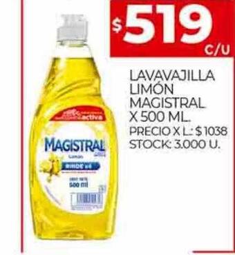 Supermercados DIA Lavavajilla limón magistral oferta