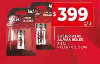 Supermercados DIA Blister pilas aa aaa bixler oferta