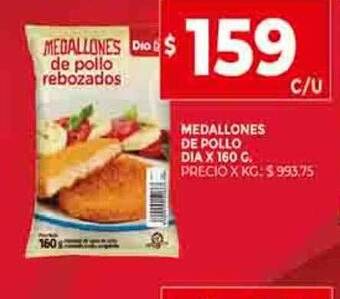 Supermercados DIA Medallones de pollo dia oferta