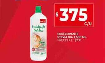 Supermercados DIA Edulcorante stevia dia oferta