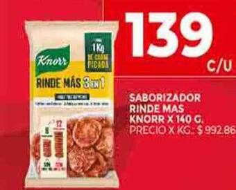 Supermercados DIA Saborizador rinde mas knorr oferta