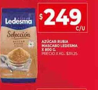 Supermercados DIA Azúcar rubia mascabo ledesma oferta