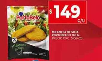 Supermercados DIA Milanesa de soja portobelo oferta