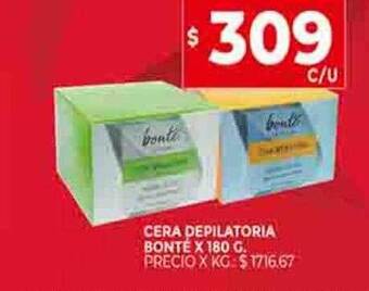 Supermercados DIA Cera depilatoria bonté oferta
