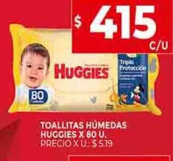 Supermercados DIA Toallitas húmedas huggies oferta