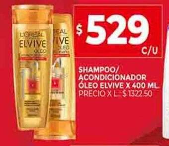 Supermercados DIA Shampoo acondicionador óleo elvive oferta