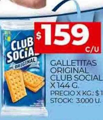 Supermercados DIA Galletitas original club social oferta
