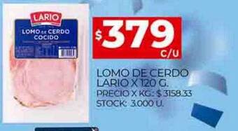 Supermercados DIA Lomo de cerdo lario oferta