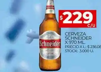 Supermercados DIA Cerveza schneider oferta