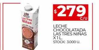 Supermercados DIA Leche chocolatada las tres niñas oferta