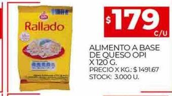 Supermercados DIA Alimento a base de queso opi oferta