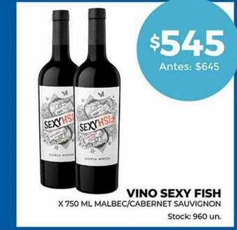 Super MAMI Vino sexy fish oferta