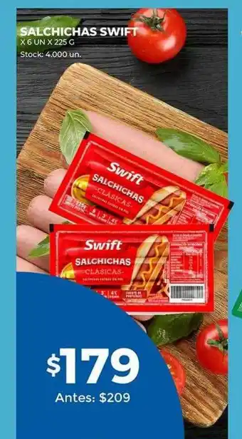 Super MAMI Salchichas swift oferta
