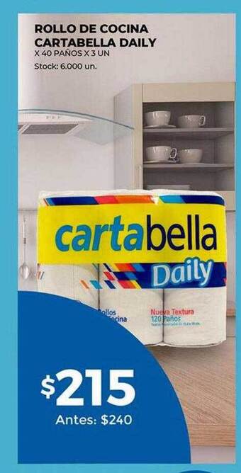 Super MAMI Rollo de cocina cartabella daily oferta