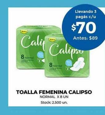 Super MAMI Toalla femenina calipso oferta