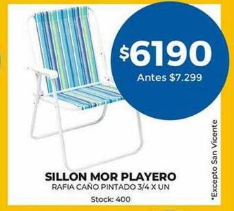 Super MAMI Sillon mor playero oferta