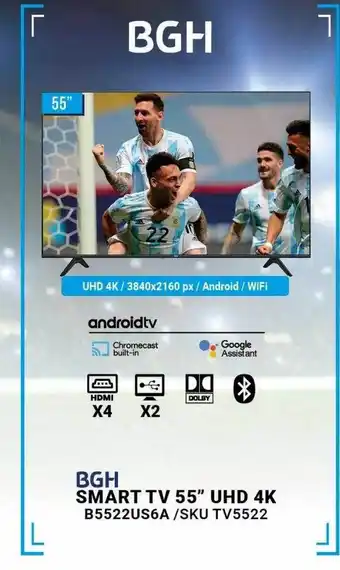 Real Color Bgh smart tv 55 oferta
