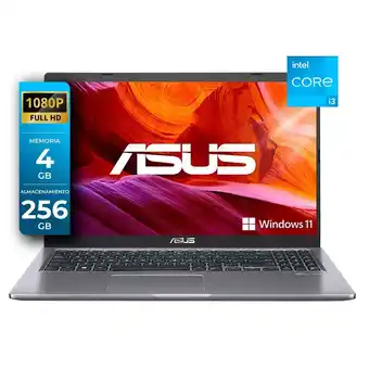 Frávega Notebook asus 91x515ea-ej1626w 15.6" core i3-1115g4 4gb 256gb ssd fhd oferta