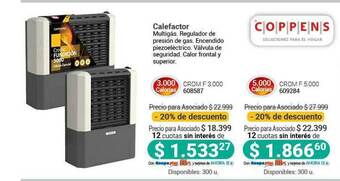 Cooperativa Obrera Calefactor Coppens oferta