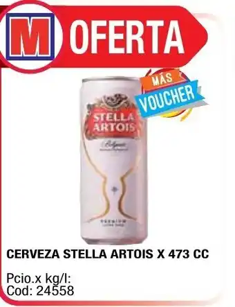 Maxiconsumo Stella Artois Cerveza x 473cc oferta