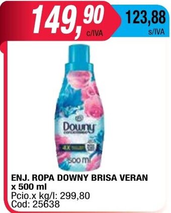 Maxiconsumo Downy Enj. Ropa Brisa Veran x 500ml oferta