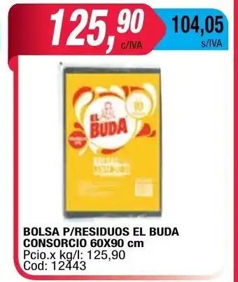 Maxiconsumo El Buda Bolsa P/Residuos Consorcio 60x90cm oferta