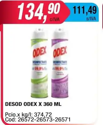 Maxiconsumo Odex Desod x 360ml oferta