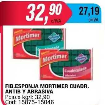 Maxiconsumo Mortimer Fib.Esponja Cuadr. Antib Y Abrasiva oferta