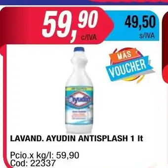 Maxiconsumo Ayudin Lavand Antisplash 1 lt oferta