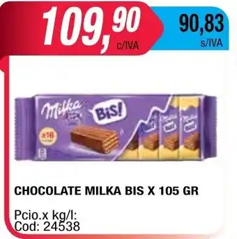 Maxiconsumo Milka Chocolate Bis x 105gr oferta