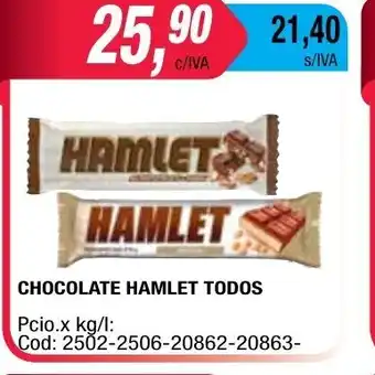 Maxiconsumo Hamlet Chocolate Todos oferta
