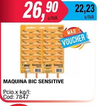 Maxiconsumo Maquina BIC Sensitive oferta