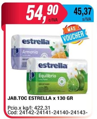 Maxiconsumo Estrella Jab.Toc x 130gr oferta