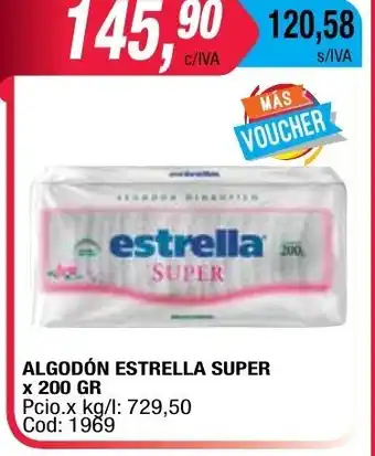 Maxiconsumo Estrella Algodón Super x 200gr oferta