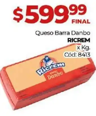Diarco Ricrem Queso Barra Danbo oferta