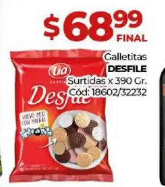 Diarco Desfile Galletitas Surtidas x 390gr oferta
