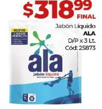 Diarco Ala Jabòn Liquido D/P x 3lt oferta