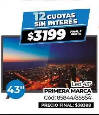 Diarco Primera Marca LED 43" oferta