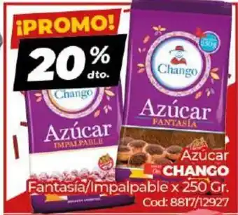Diarco Chango Azúcar Fantasia/Impalpable x 250gr oferta