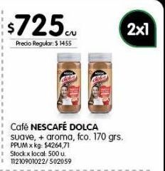 Jumbo Café nescafé dolca 170g oferta