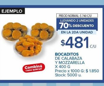 Carrefour Maxi Bocaditos de calabaza oferta